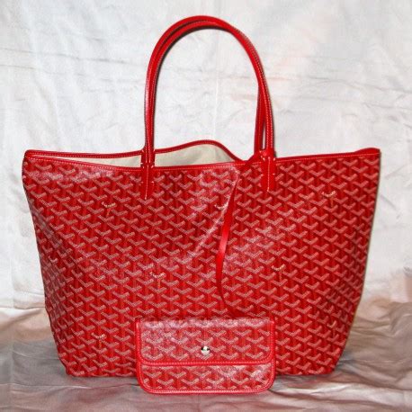 cabas goyard rouge|goyard sacs caba.